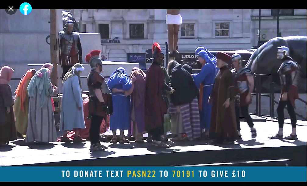 Wintershall CIO: Passion of Jesus in Trafalgar Square